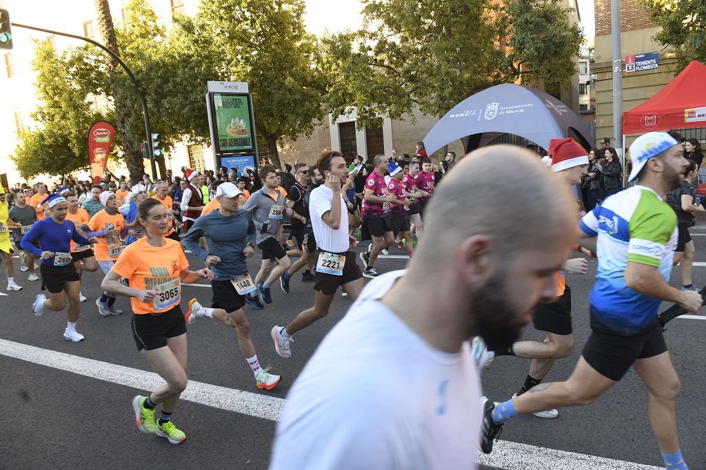 La San Silvestre 2025 en Murcia, en fotografías