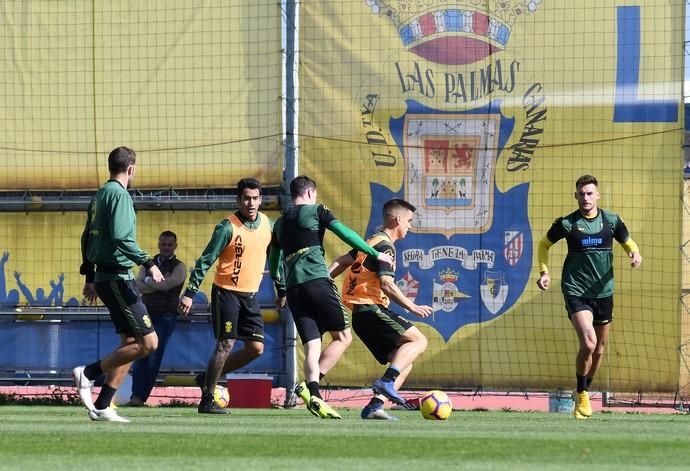 01/02/2019 TELDE. Entrenamiento UD Las Palmas en El Hornillo.  Fotografa: YAIZA SOCORRO.