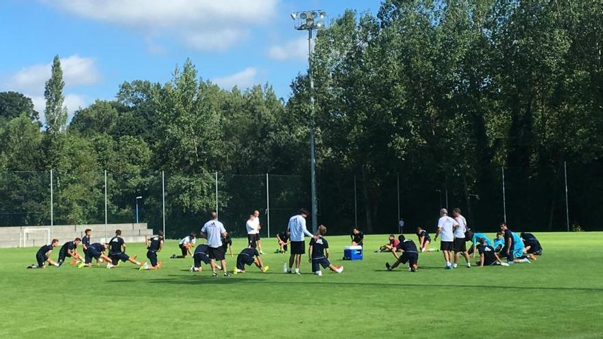 El Oviedo, con los 18 jugadores sanos