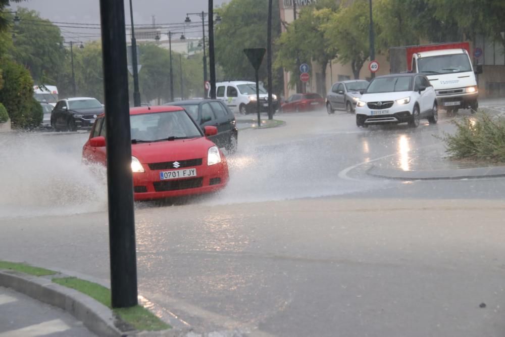 Tromba de agua en Alcoy.