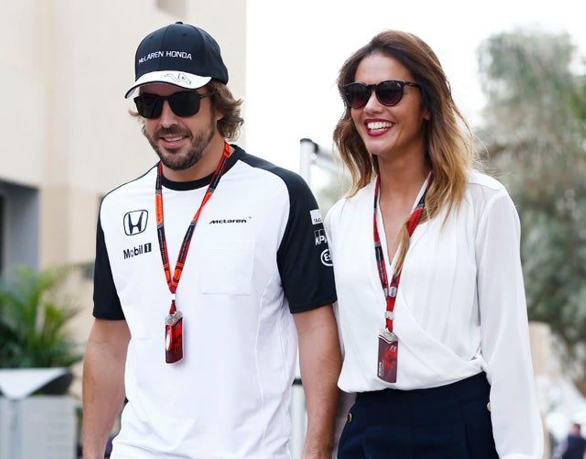 Fernando Alonso y Lara, cuando eran novios