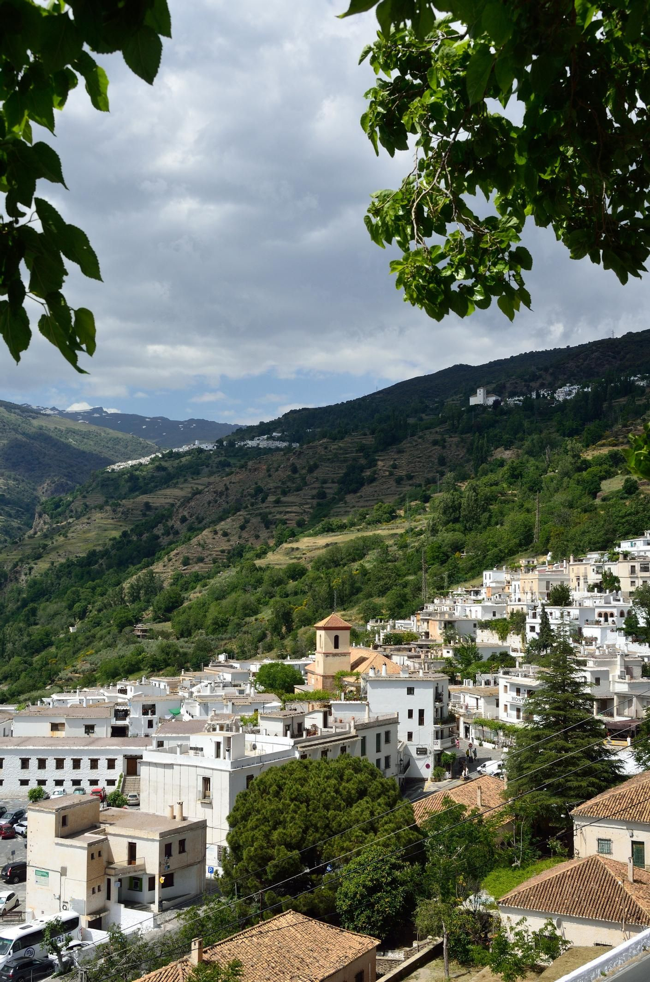 Vista sobre Pampaneira en Granada