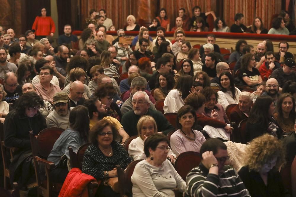 Conciertu pola oficialidá nel teatru Palacio Valdés