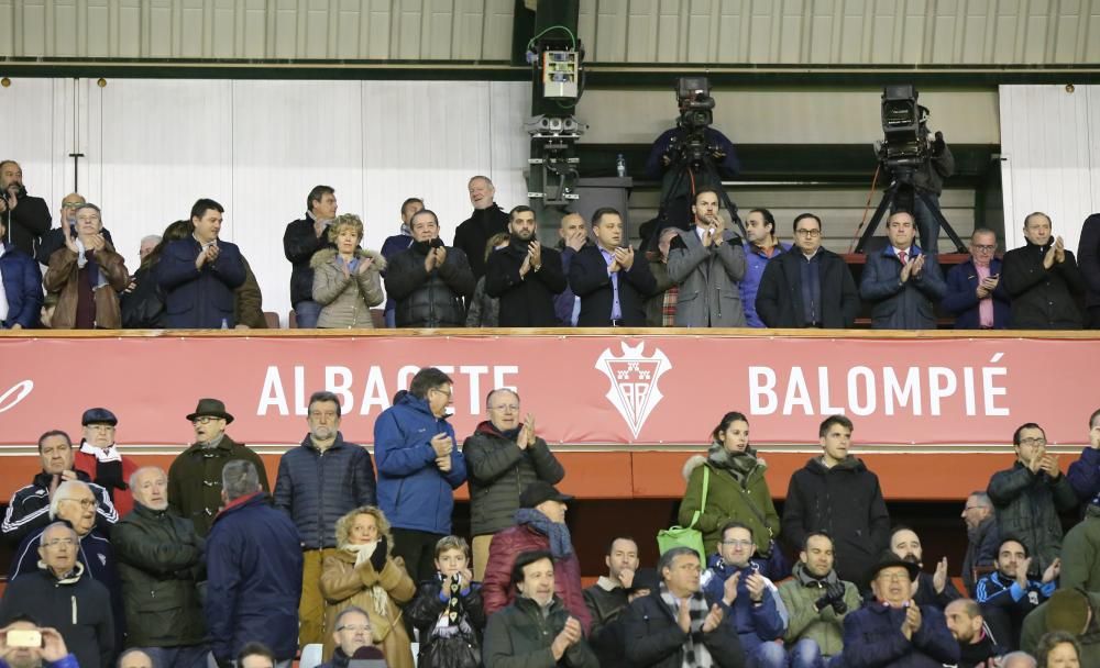 Partido Albacete-Sporting en el Carlos Belmonte