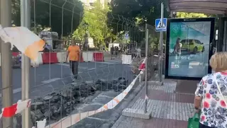 Caos y retenciones en el centro de Cáceres por la campaña de obras: estas son las calles cortadas