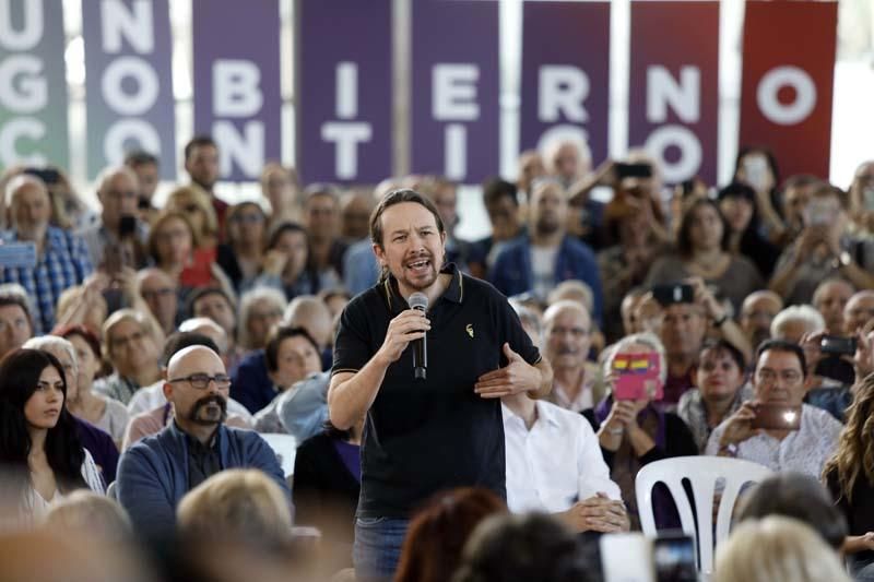 Mitin de Pablo Iglesias en València