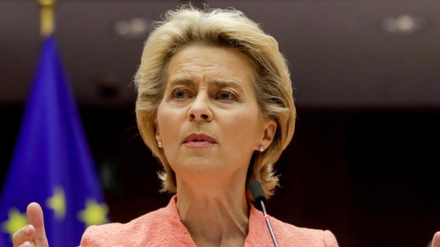 Von Der Leyen, presidenta de la Comisión Europea.