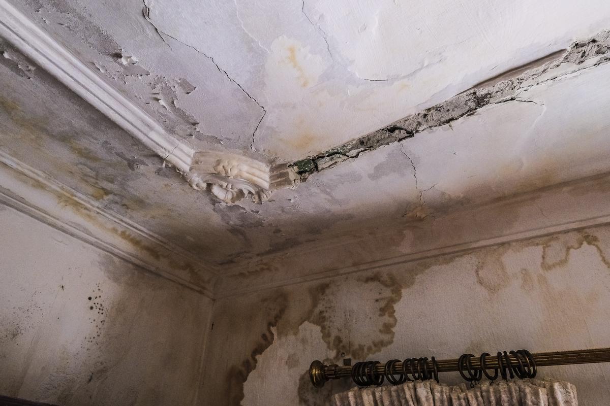 Viviendas de Sanz Orrio en malas condiciones.