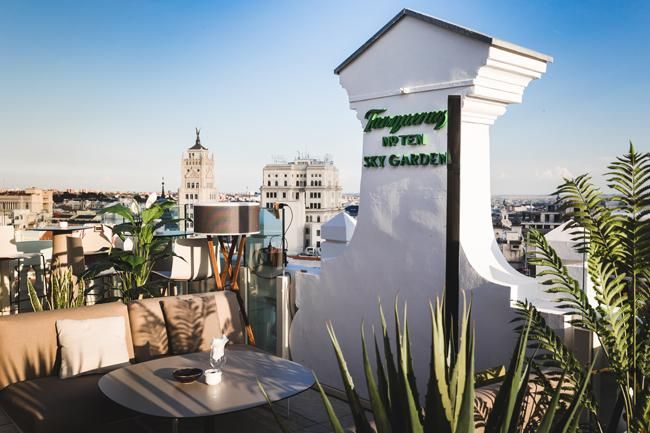 Aspecto de la azotea Tanqueray No Ten Sky Garden