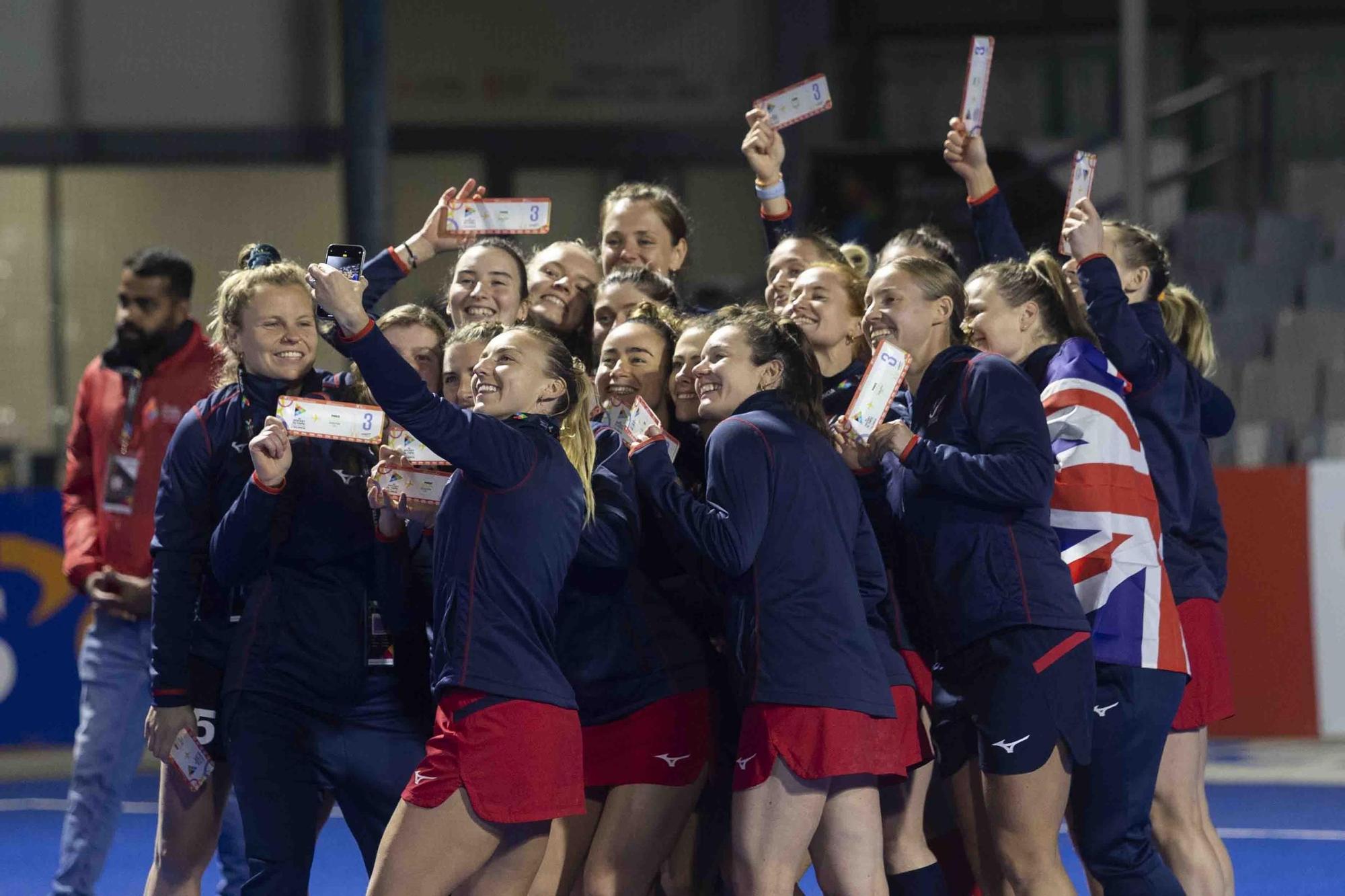 Final del Preolímpico Femenino de hockey. España - Bélgica