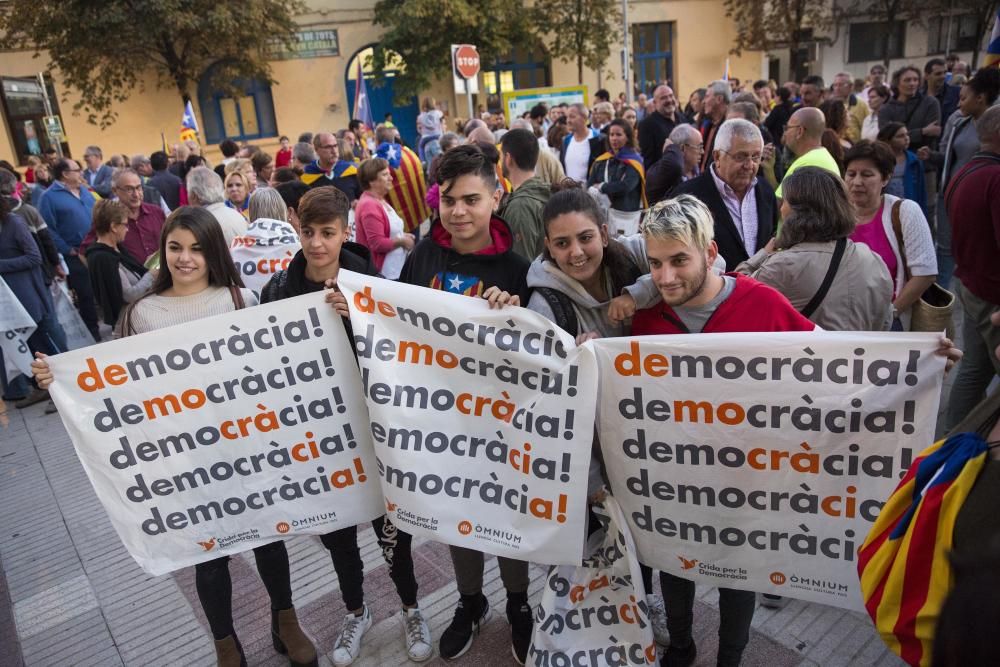 Concentració a Santa Coloma de Farners