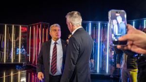 Debate elecciones a la presidencia del Barça en TV3 entre Joan Laporta y Víctor Font.