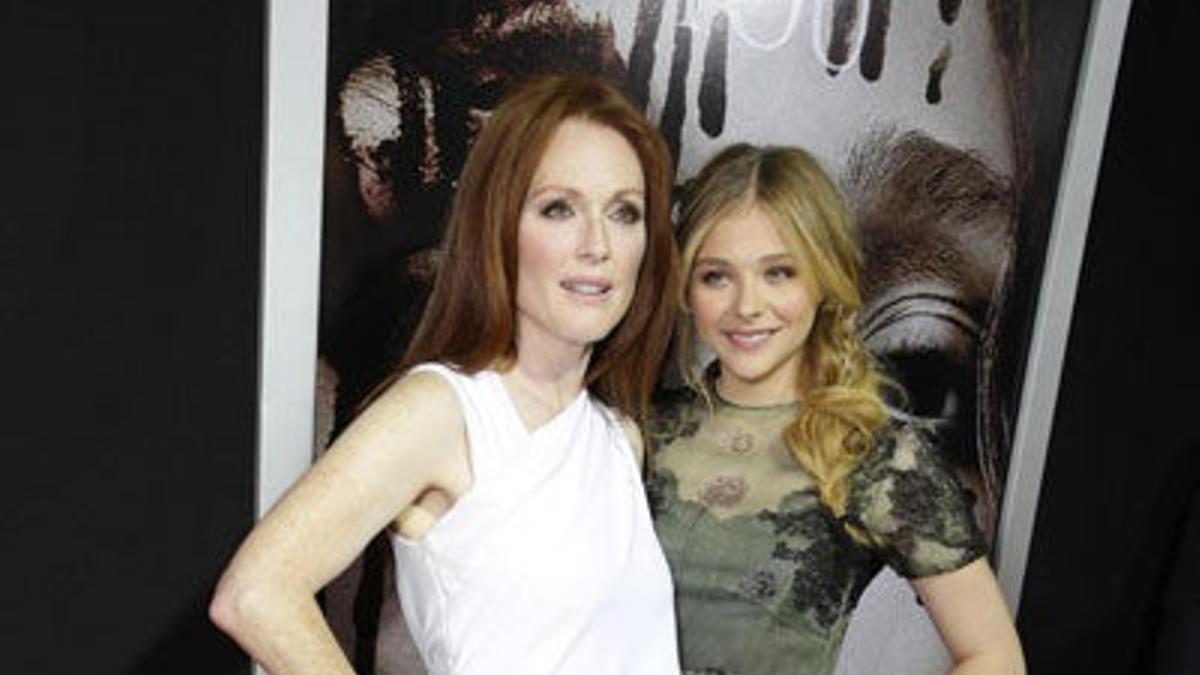 Julianne Moore y Chloe Grace Mortez impresionantes en el estreno de 'Carrie'