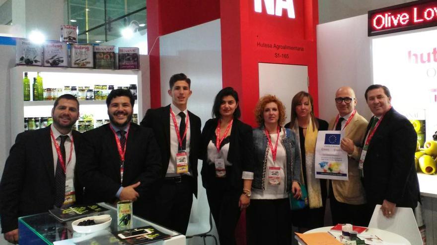 La delegación malagueña asistente a la Gulfood de Dubai.