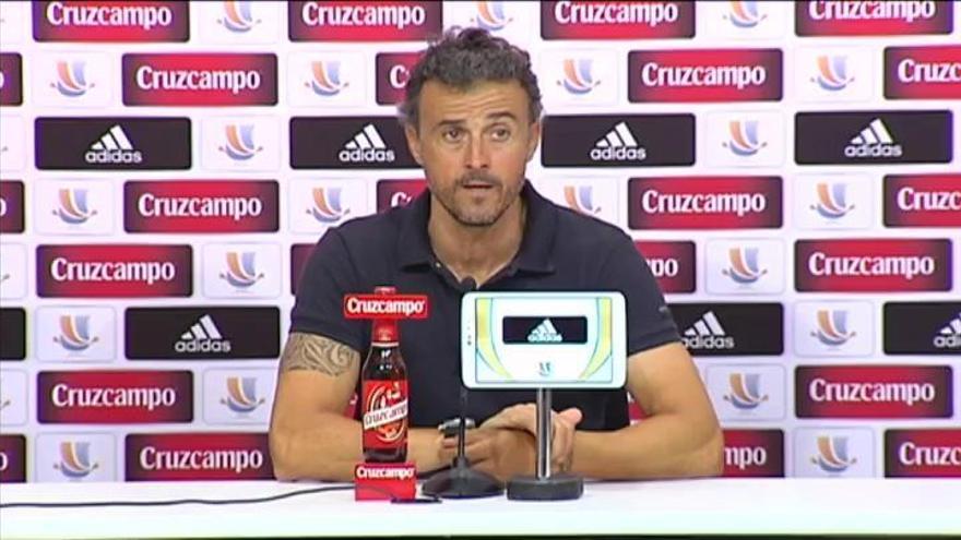 Luis Enrique: &quot;Tenemos encarrilada la final&quot;