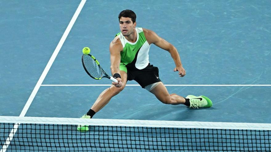 Final del Open de Australia: Carlos Alcaraz - Novak Djokovic, en imágenes