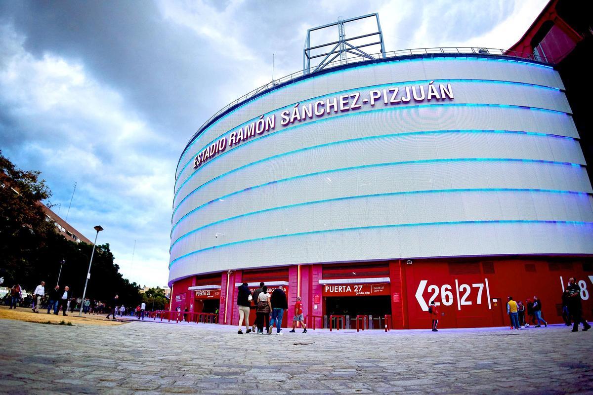 Imagen del estadio Sánchez Pizjuán del Sevilla FC.