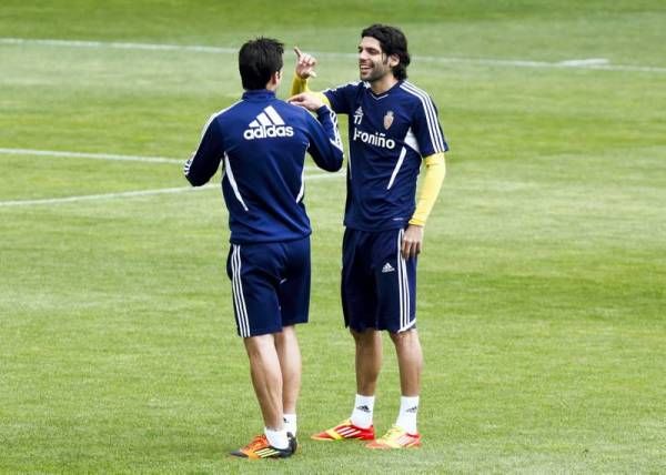 Imágenes del entrenamiento del Real Zaragoza