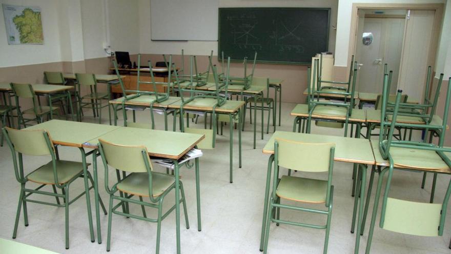 Aula de un centro gallego.