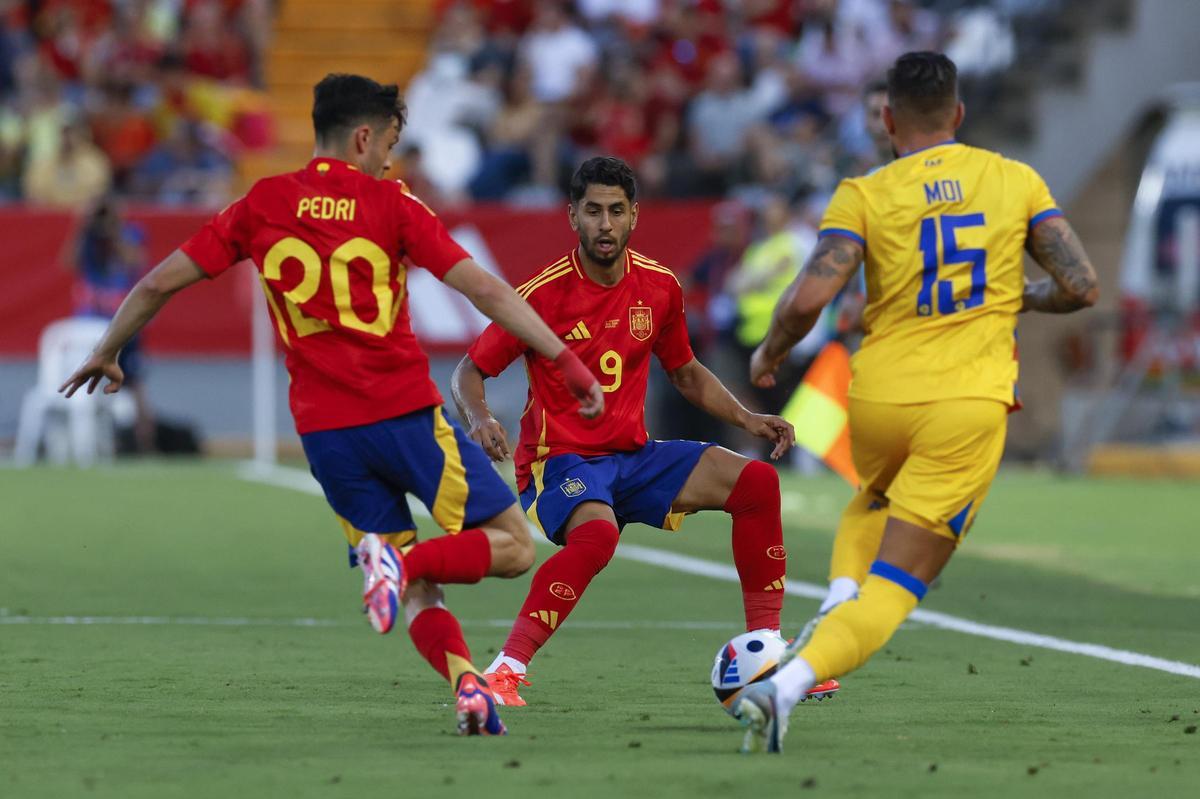 España - Andorra, el amistoso preparatorio para la Eurocopa de Alemania 2024, en imágenes.