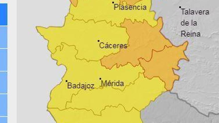 Declarada la alerta por viento en toda Extremadura este viernes