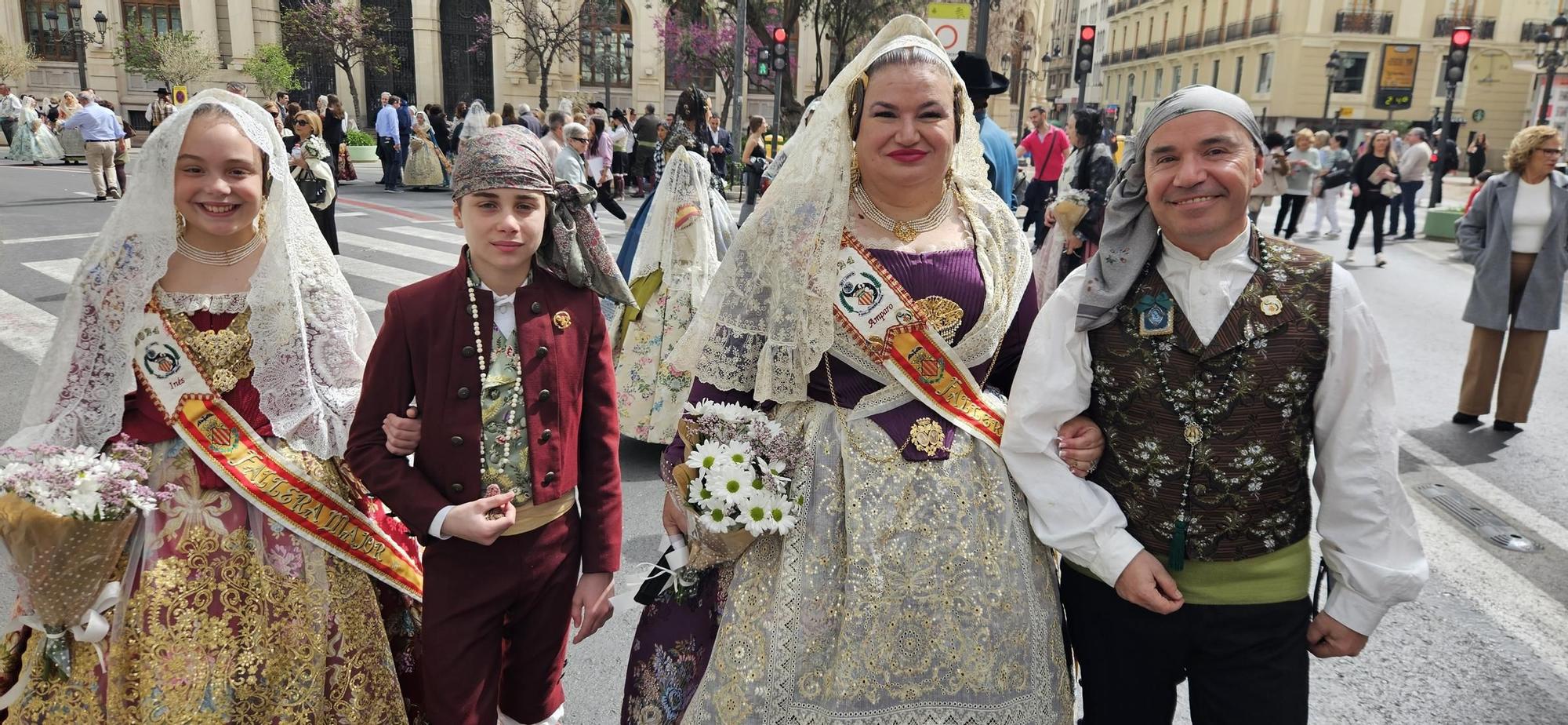 Las Fallas en la Ofrenda de San Vicente Ferrer 2024