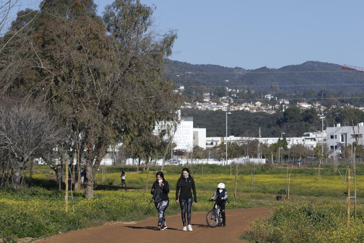 El Parque del Flamenco forma parte del Parque de El Canal.