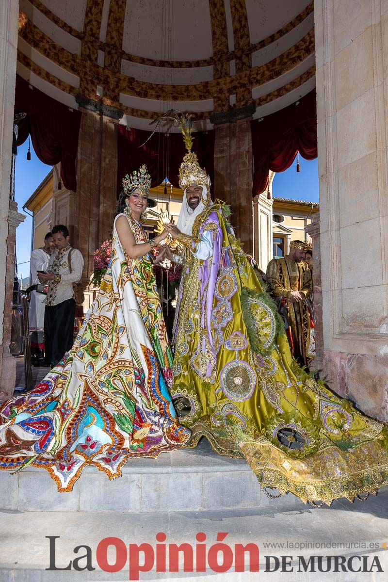 Moros y Cristianos en la mañana del dos de mayo en Caravaca