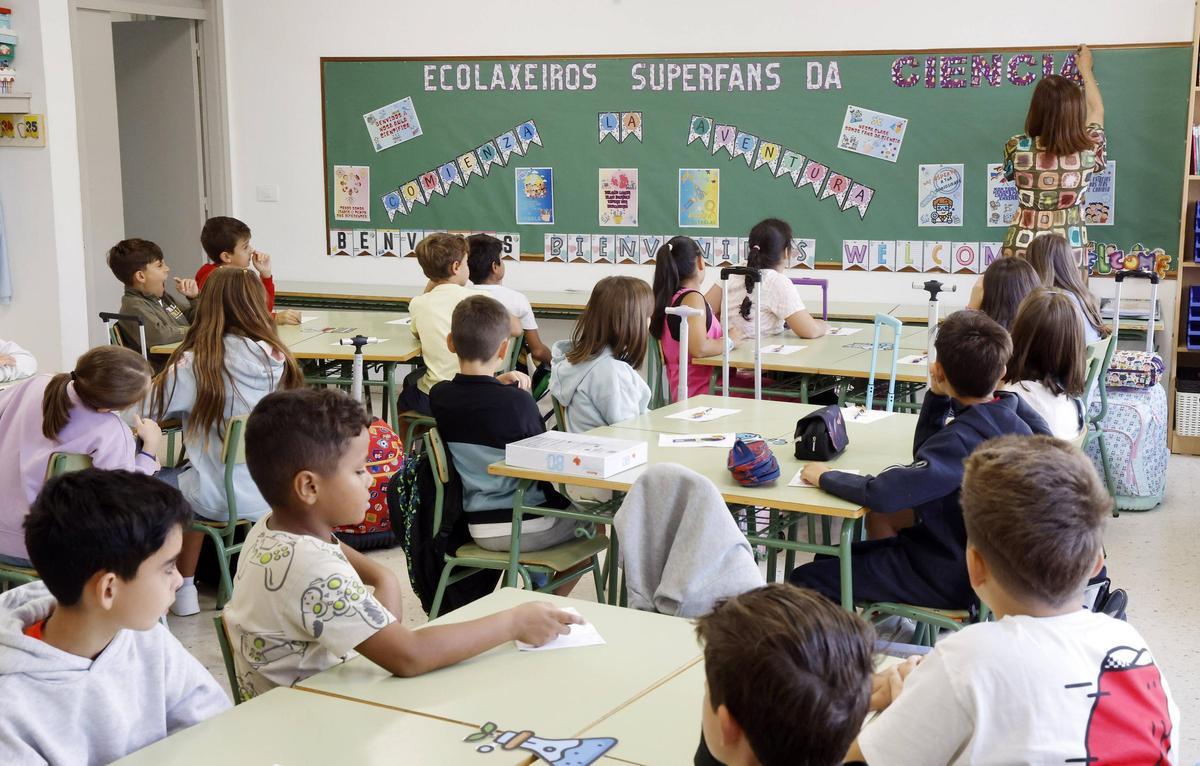 INICIO DEL CURSO ESCOLAR EN EL CEIP PINTOR LAXEIRO DE VIGO