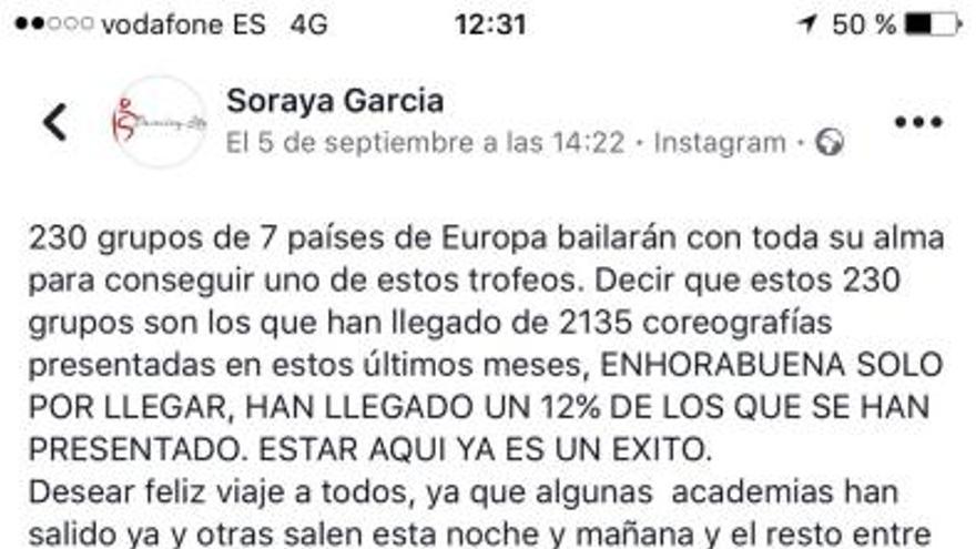 La Academia de Danza Lía triunfa en París