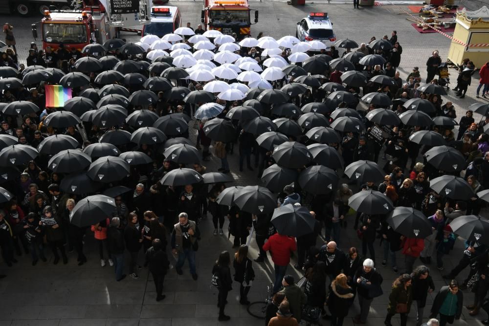 A Coruña clama contra la violencia de género