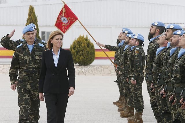 Fotogalería / Visita de la ministra Cospedal a las tropas de Cerro Muriano en Líbano