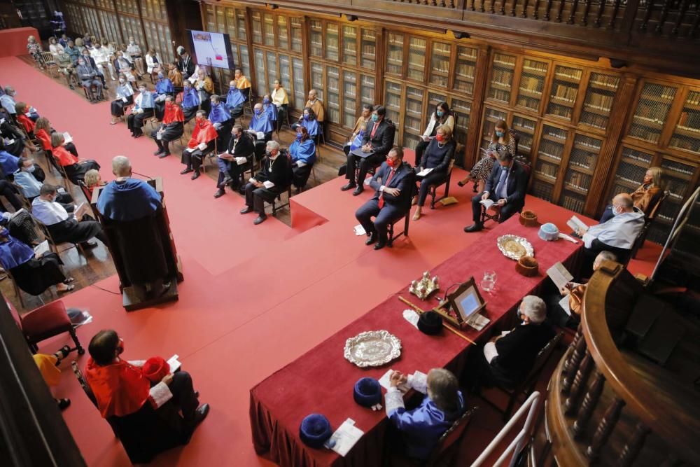 Acto de inauguración del nuevo curso académico en la Universidad de Oviedo