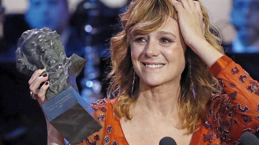 La actriz Emma Suárez , Goya a mejor actriz protagonista. |BALLESTEROS