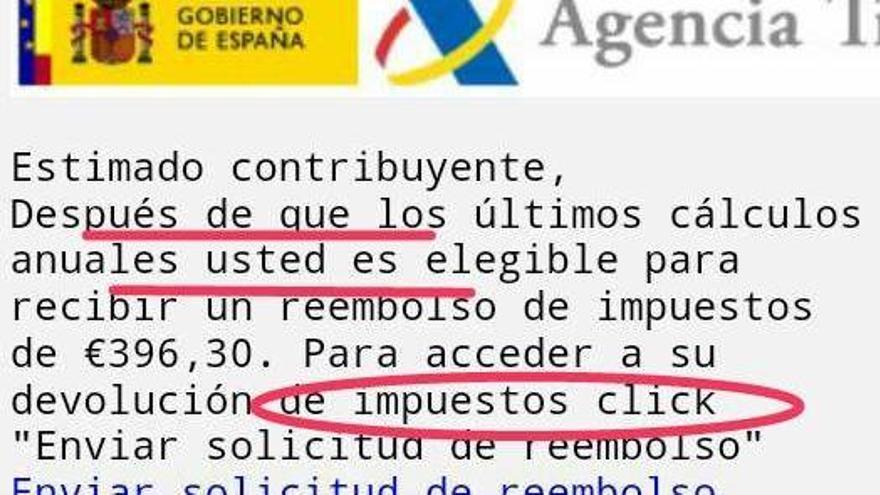 Alertan de una estafa con la devolución de la declaración de la Renta