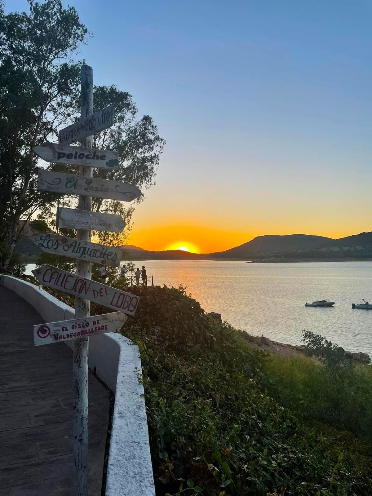 Pueta de sol desde la Barca