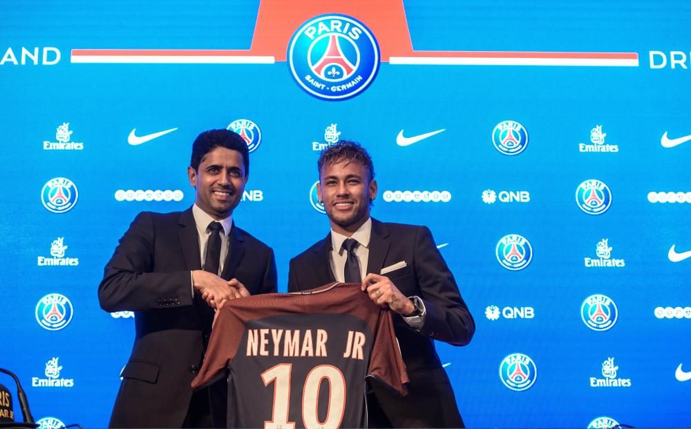 Presentació de Neymar Jr amb el PSG