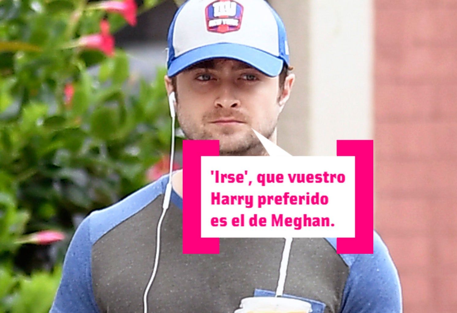 Daniel Radcliffe, actor que interpreta el personaje de Harry Potter
