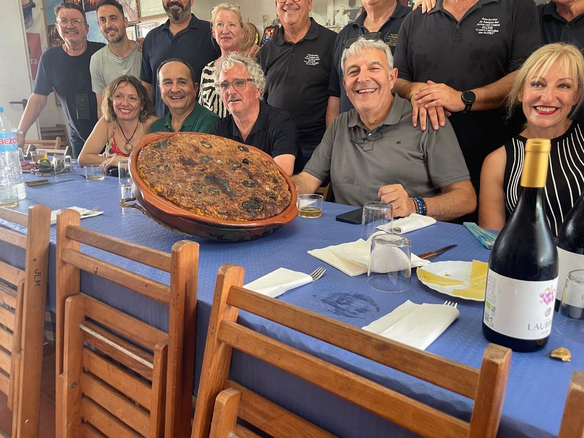 Un momento del encuentro gastronómico con AESEC