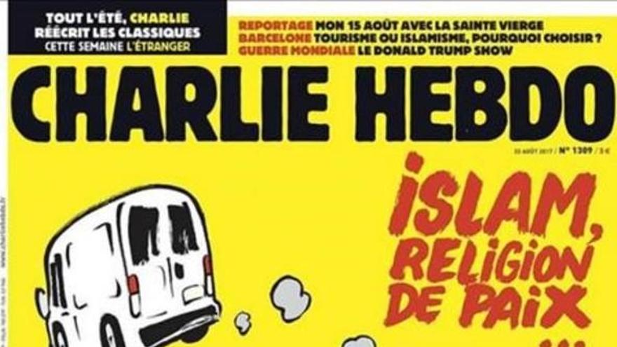 &#039;Charlie Hebdo&#039; recibe críticas por su portada sobre el atentado de Barcelona