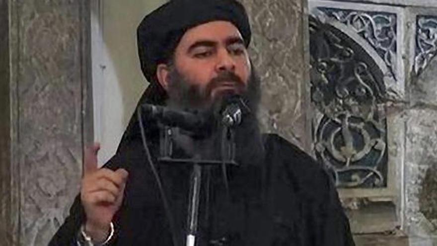 Abu Bakr al Baghdadi, en un video del Estado Islámico.