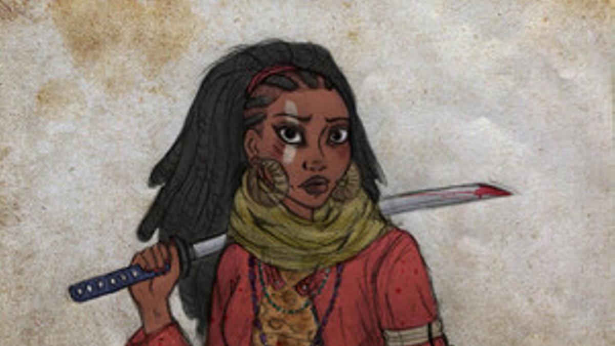 'Tiana y el sapo', versión catana.