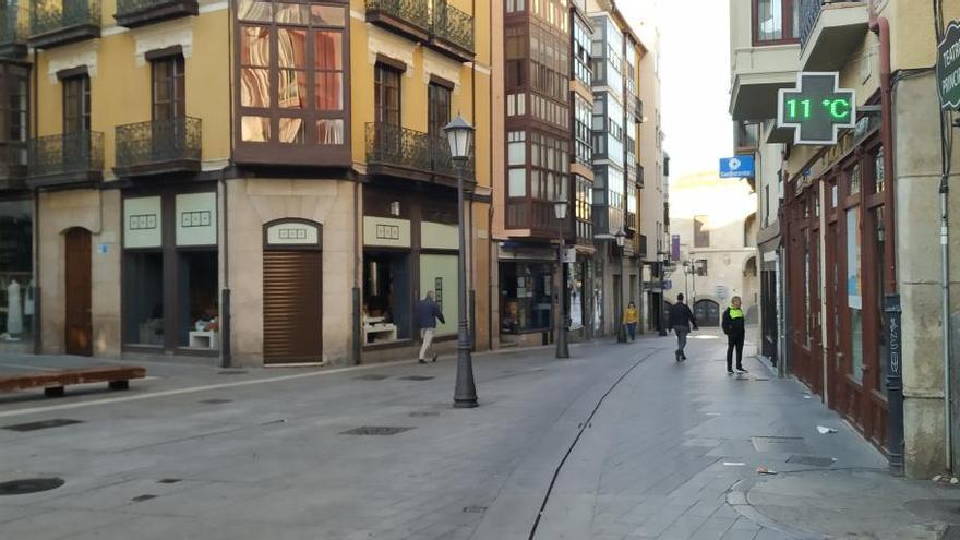 Plaza Sagasta, esta mañana.