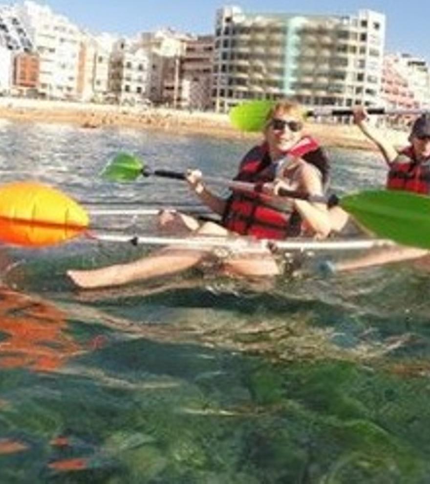 Las Canteras, a vista de kayak