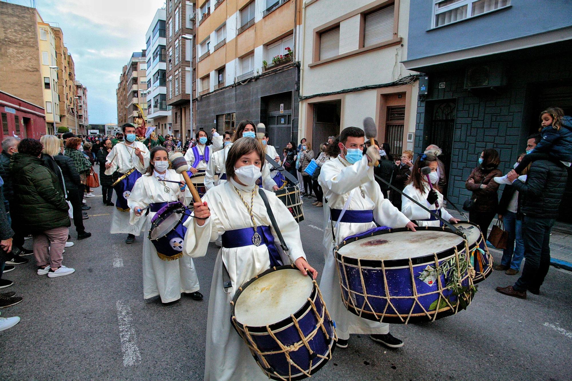 Las imágenes de la procesión infantil y juvenil de la Semana Santa de Vila-real