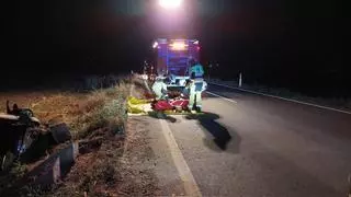 Muere una mujer de 34 años tras volcar su coche en la carretera de Guadalcázar