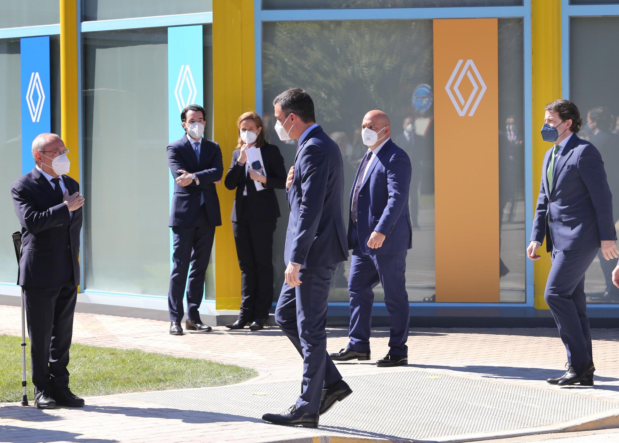 Así ha sido la visita del rey la factoría de Renault en Palencia