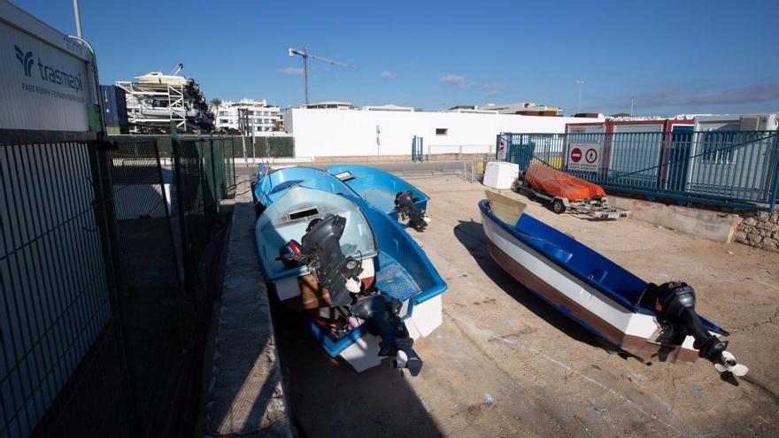 Imagen de archivo de pateras llegadas a Ibiza.