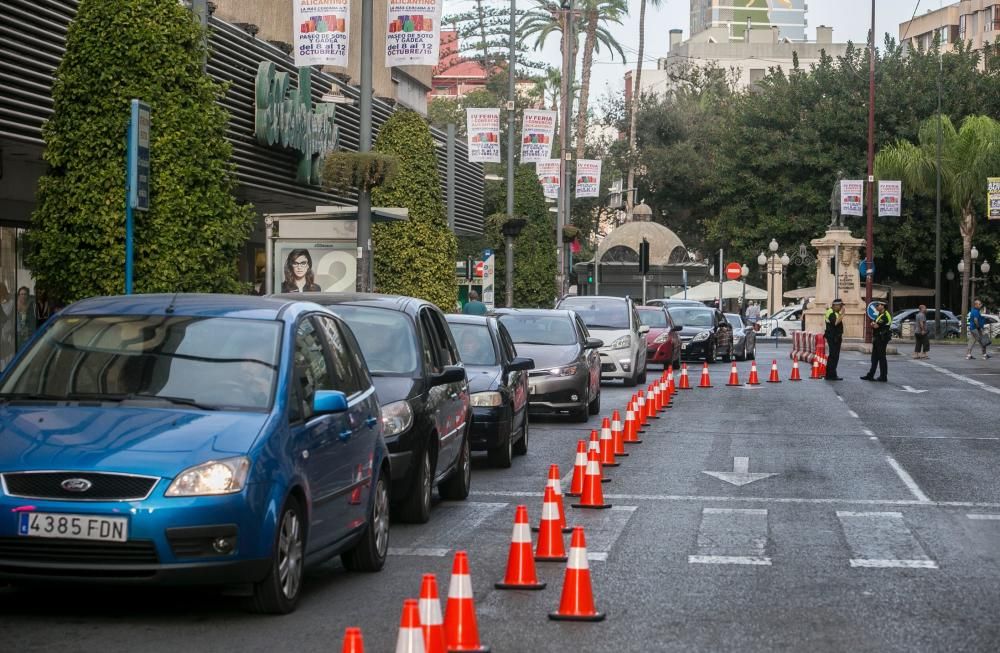 Prueba piloto de cortar al tráfico Maisonnave