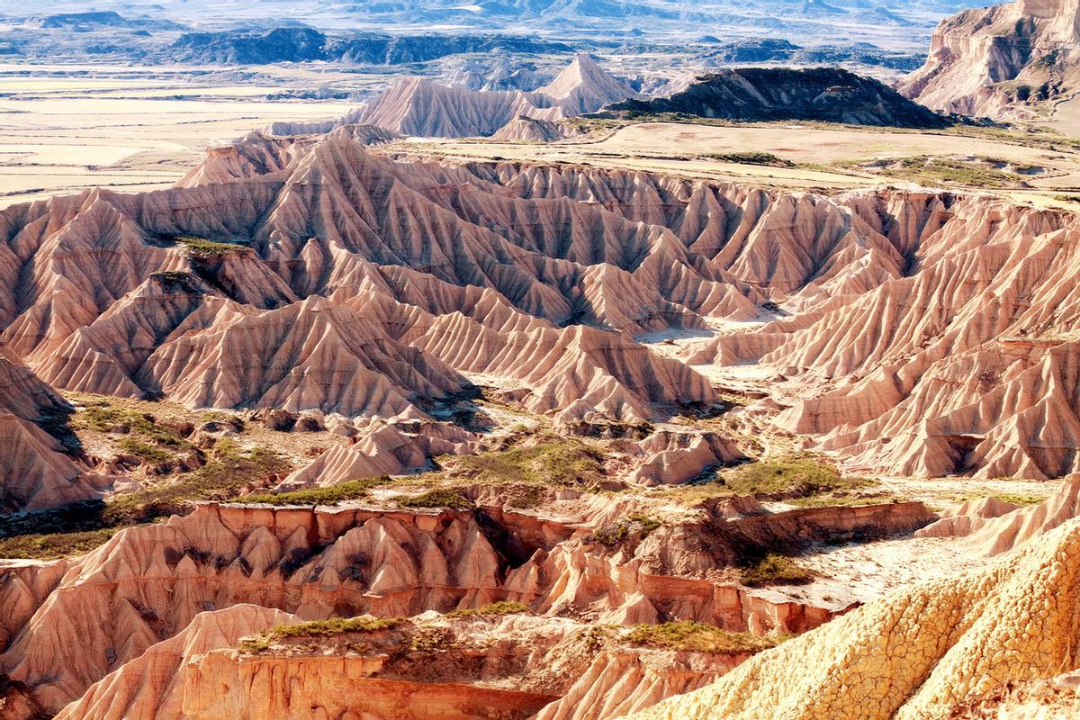 Así es la diversidad paisajística de las Bardenas Reales